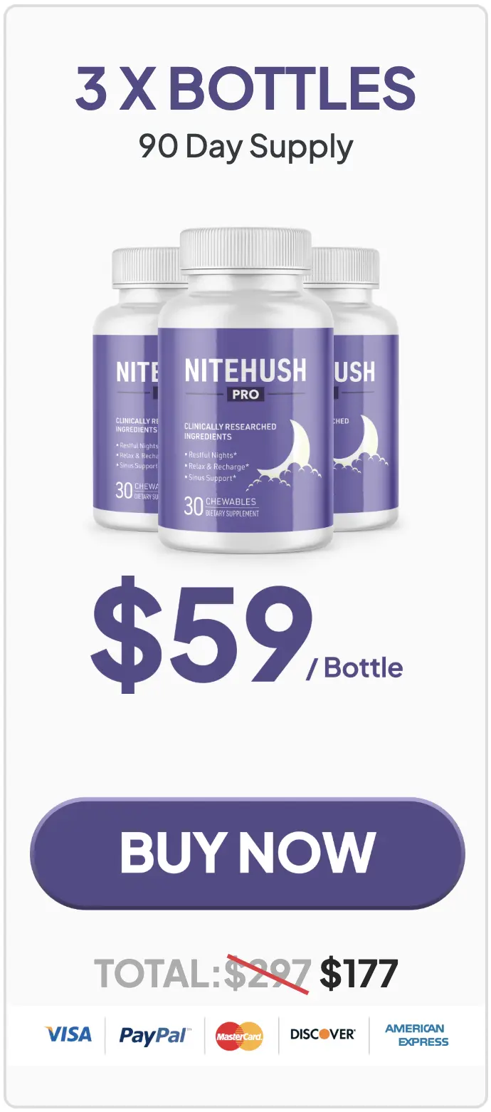 NiteHush Pro NiteHush Pro three bottles order
